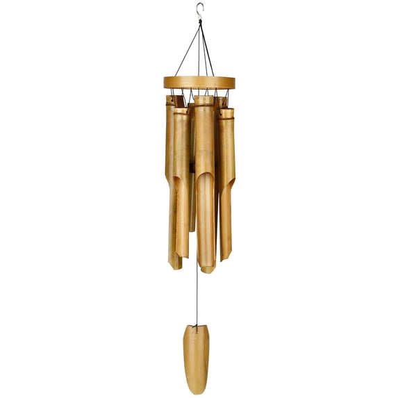 Asli Arts Collection C255 Natural Ring Bamboo Chime