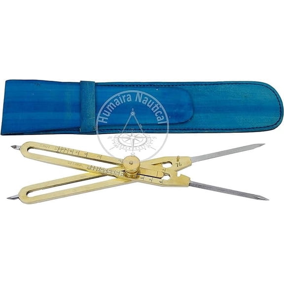 Asmara Nautical Solid Brass Proportional Divider 9 inch Survey Engineering Drafting Artist Tool