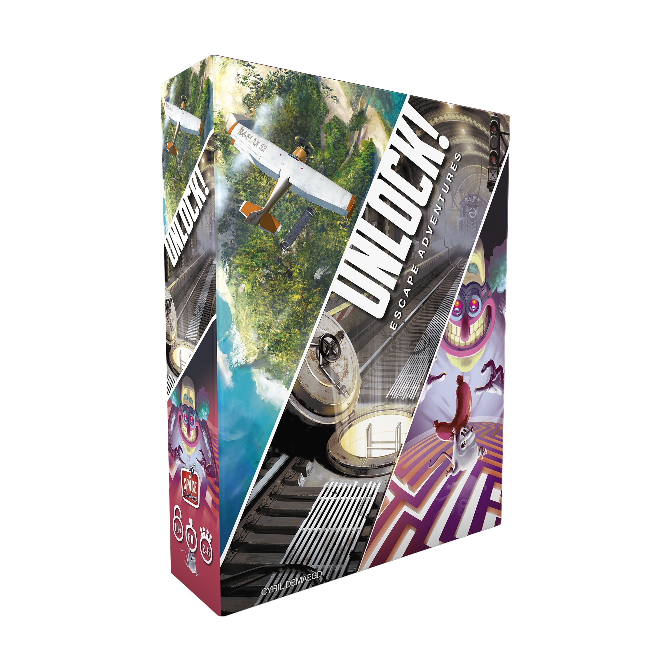 Asmodee Asmunl01 Unlock Escape Adventures Board Game