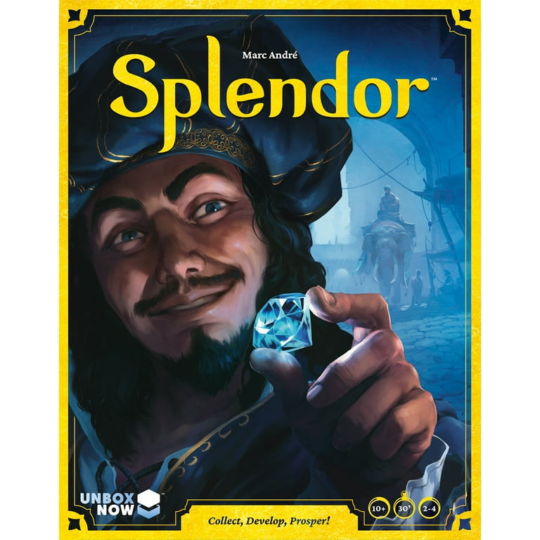 Splendor Strategy Board Game for Ages 10 and up, from Asmodee Splendor Strategy Board Game for Ages 10 and up, from Asmodee