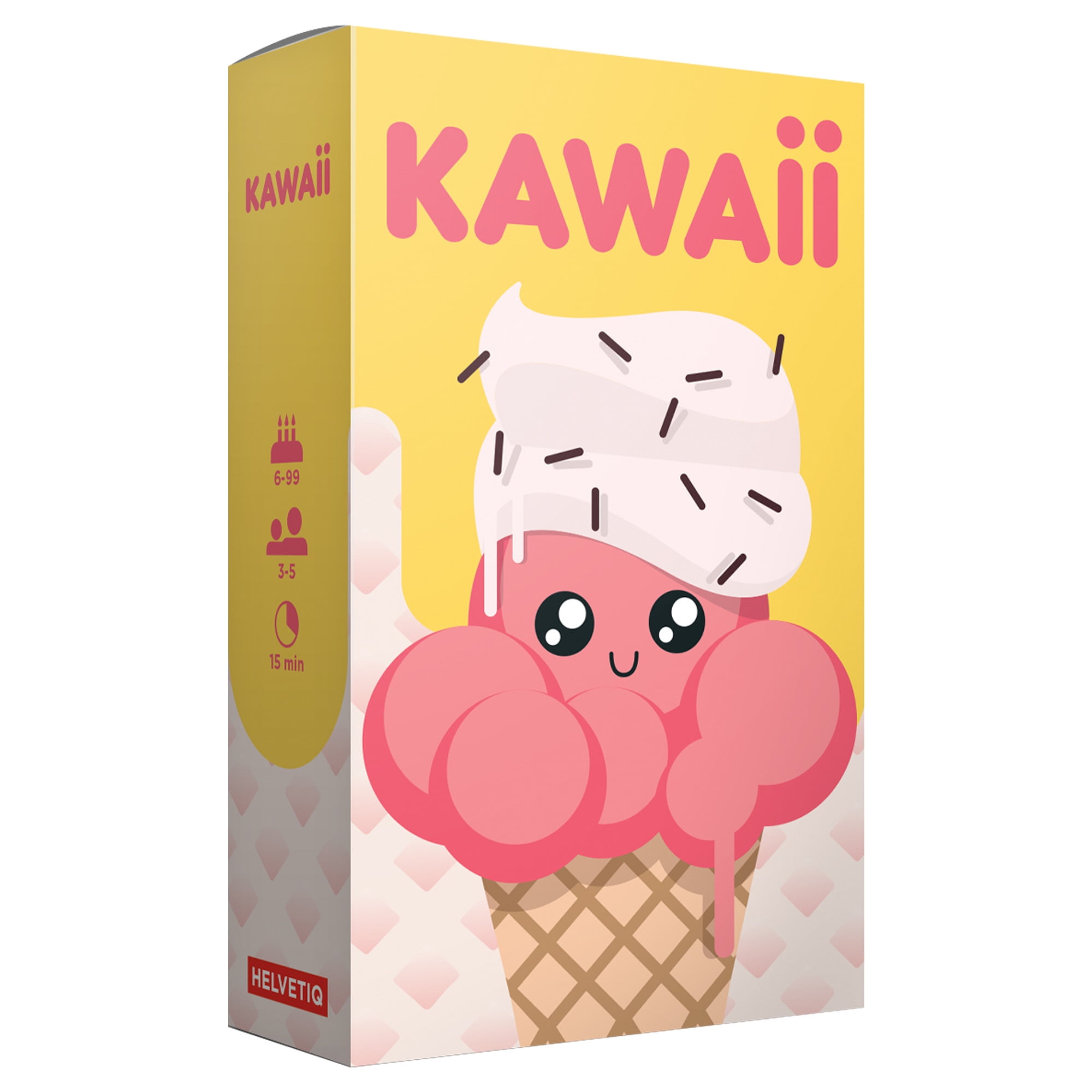 Asmodee Kawaii Helvitiq Ice Cream Speed Game, Board Game, Multicolored