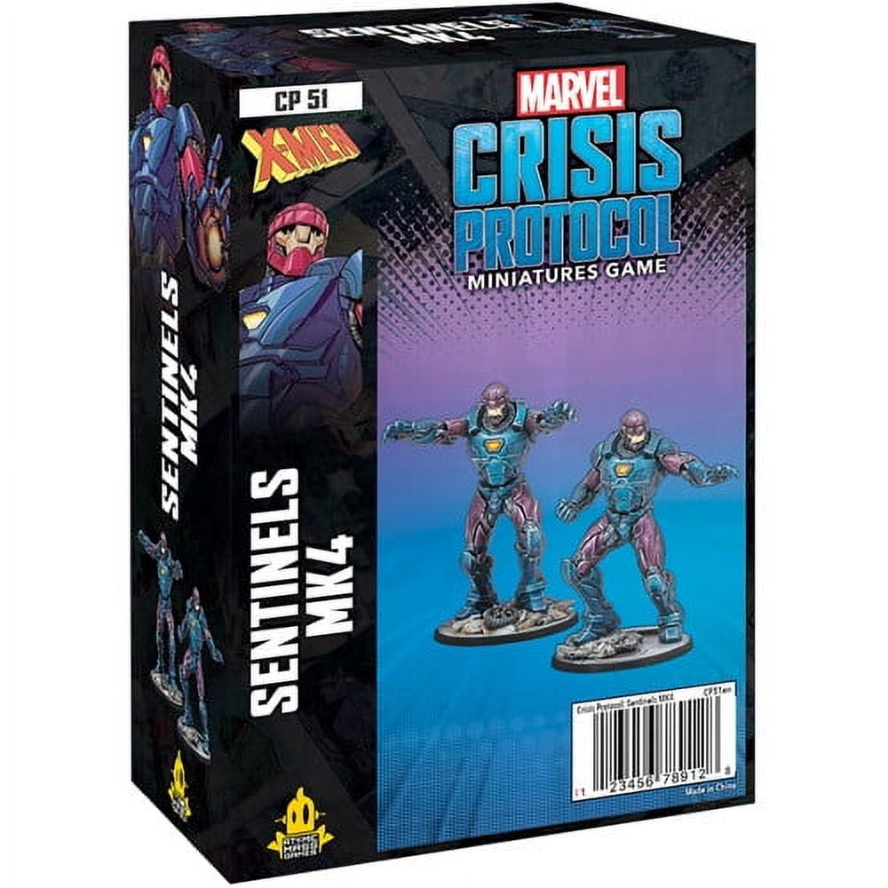 Asmodee Marvel Crisis Protocol Sentinel MK IV Board Games, Plastic and Paper Multicolor