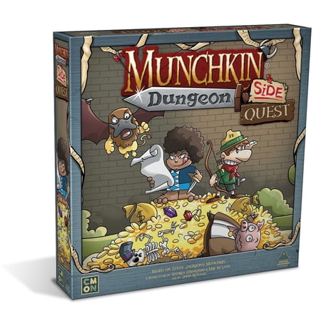 Munchkin Dungeon - Side Quest Expansion Board Game for Ages 14+, from Asmodee