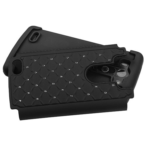 Asmyna Blackblack Fullstar Protector Cover For Lg D725 G3 Mini