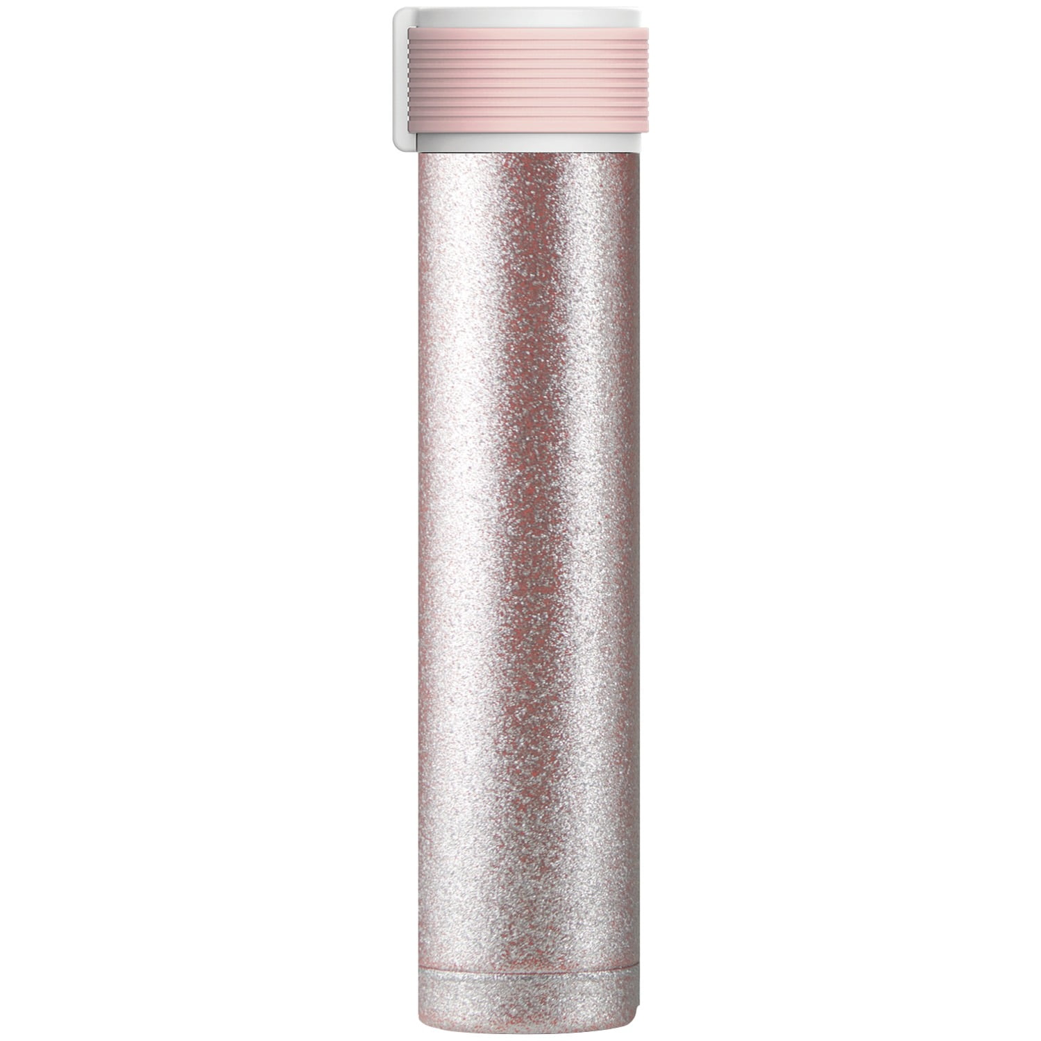 Asobu Skinny Glitter Stainless Steel Insulated Water Bottle - Pink