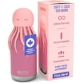thumbnail image 1 of Asobu Bestie Bottle Insulated Stainless Steel Water Bottle with Detachable Soft Animal Head Fun Drinking For Kids and Teens with Flexible Reusable Straw 16 Ounce (Jellyfish Pink), 1 of 9