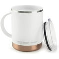thumbnail image 1 of Asobu Ultimate Stainless Steel Ceramic Inner Coating Insulated Mug 12 oz, White, 1 of 6