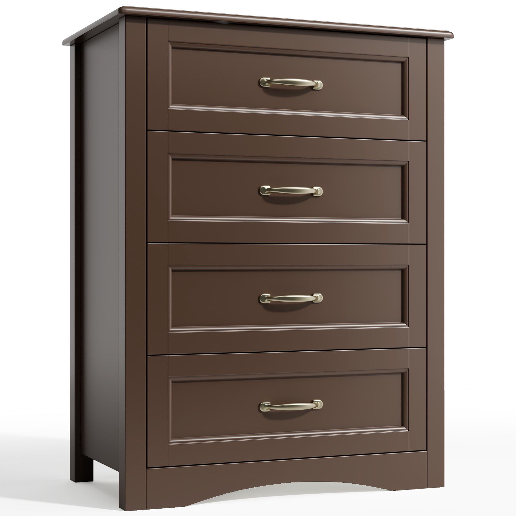4 drawer dresser dark brown Catalina 4-Drawer Chest main image 0