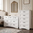 thumbnail image 1 of Asofer Bedroom furniture Sets, Includes 5 Drawer Dresser & 7 Drawer Dresser for Master Bedroom, 1 of 13