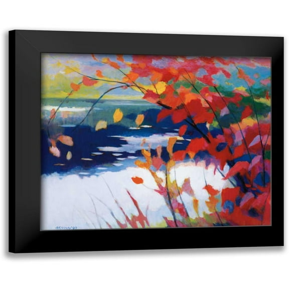 Asoma, Tadashi 14x12 Black Modern Framed Museum Art Print Titled - Afternoon Calm
