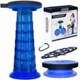 thumbnail image 1 of Asonic NT84207 20.4 in. 2025 XXL Collapsible Stool with Cushion, 550 lbs Max Weight - Portable Folding Chair or Travel Foot Rest, 1 of 1