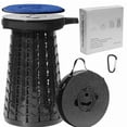 thumbnail image 1 of Asonic NT84020 ALEVMOOM 2025 XXL Collapsible Stool with Cushion, Adjustable Height, Portable for Camping, Hiking, BBQ, Max Load 1000 lbs, 1 of 1