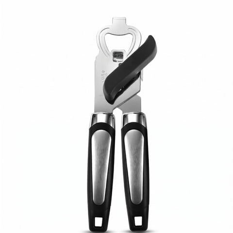 Asoricing Can Opener, Can Opener Manual, Kitchen Aid Accessories and Attachments, Three in One Multifunctional, Black