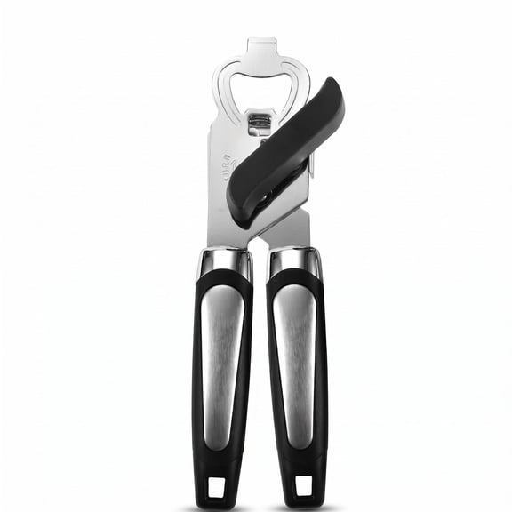 Asoricing Can Opener, Can Opener Manual, Kitchen Aid Accessories and Attachments, Three in One Multifunctional, Black