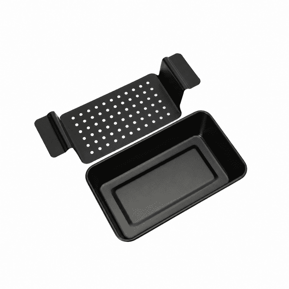 Asoricing Meatloaf Pan with Drain Tray, Non-Stick Heavy Gauge Bread Pan with Removable Insert for Baking, 2 Pieces