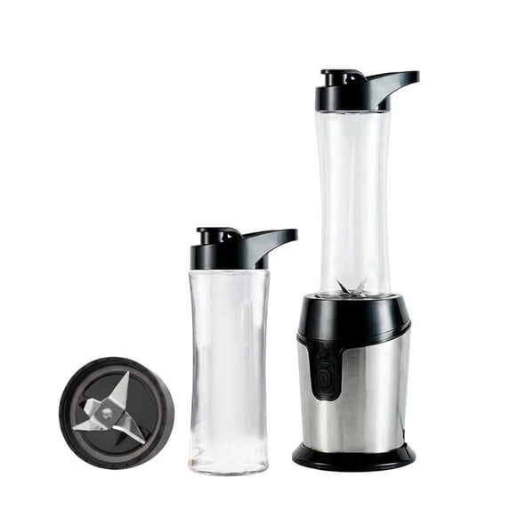 Asoricing Portable Blender, 600ML Personal Smoothie Blender Cup, 4-Blade 3D Stainless Steel Blades, Double-Layer Design, 22000 RPM High-Speed, 110V–240V, Black
