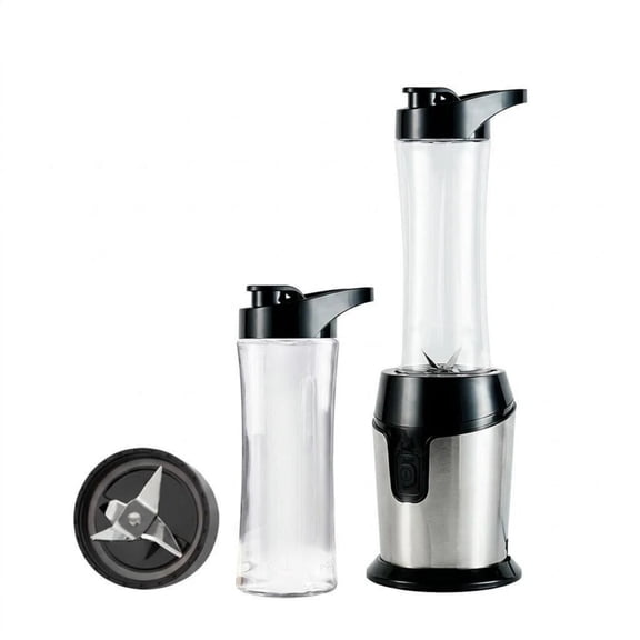 Asoricing Portable Blender, 600ML Personal Smoothie Blender Cup, 4-Blade 3D Stainless Steel Blades, Double-Layer Design, 22000 RPM High-Speed, 110V–240V, Black