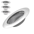 thumbnail image 1 of Asoricing Sink Drain Strainer, Kitchen Sink Drain Strainer, Stainless Steel Material, Prevent Blockage, Durable and Long-Lasting, Wide Edge Kitchen Sink Filter (3 Pack), 1 of 7
