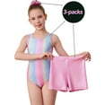 thumbnail image 1 of Asoul Gymnastics Leotards for Girls Dance Unitards Shorts Outfits Activewear,3-piece Sets, 1 of 6