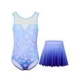 thumbnail image 1 of Asoul Two Piece Gymnastics Leotards for Girls with Skirt Sleeveless Ballet Dance Dress Outfit 4-10 Years, 1 of 8