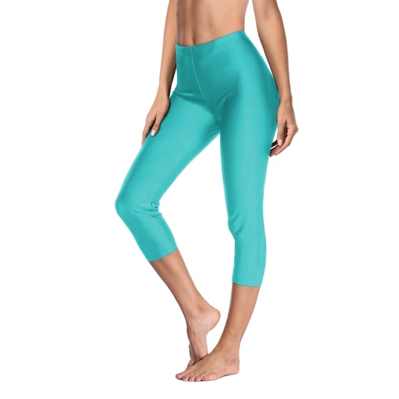 Asoul Women Capri Leggings Swimsuit Pants Beach Bathing Swim Rash Guard Bottoms