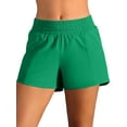 thumbnail image 1 of Asoul Women's UPF 50+ Swimsuit Bottoms with Liner Zipper Pockets High Waisted Bathing trunks Tankini Bikini Swim Shorts, 1 of 5