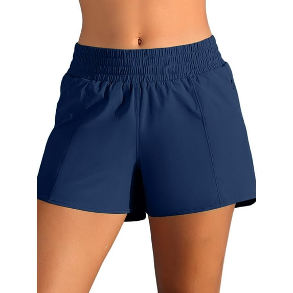 Asoul Women's UPF 50+ Swimsuit Bottoms with Liner Zipper Pockets High Waisted Bathing trunks Tankini Bikini Swim Shorts