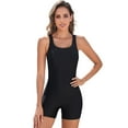 thumbnail image 1 of Asoul Womens Athletic One Piece Swimsuit Boyleg Sport Swimming Racerback Modest Bathing Suit, 1 of 6