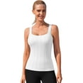 thumbnail image 1 of Asoul Workout Tank Tops for Women,Built in Bras Padded,Sleeveless Athletic Yoga Shirts, 1 of 1