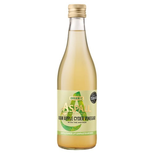 Aspall Raw Organic Apple Cyder Vinegar 500ml, British Import (Pack of 2)