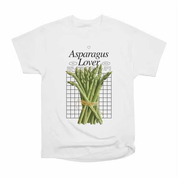 Asparagus Lover Real Vegetables Food T-Shirt Tee Gift For Him Merch For Her Apparel For Fr