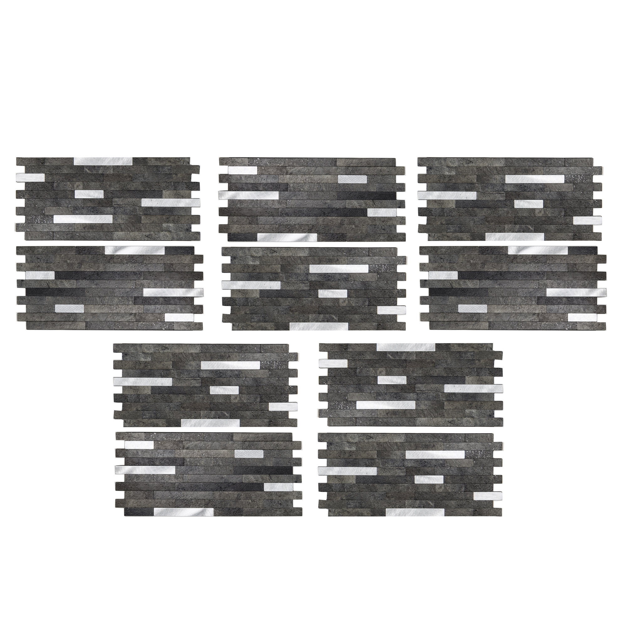 Oyster Composite Peel and Stick Backsplash Tile, 12in x 5.8in
