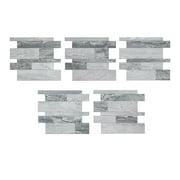 Aspect Peel and Stick Collage Tile in Ocean Corridor (5-Pack)