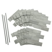 Aspect Collage 14.9in x 11.75in Peel and Stick Backsplash in Gray Subway 15 Sq Ft Kit