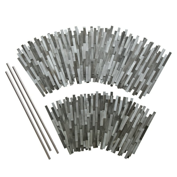 Aspect Distressed Mini Metal in Gilded Silver 15 Sq Ft Kit