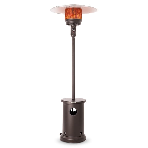 Aspect Living Mocha Finish Patio Heater with Table