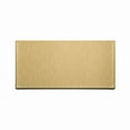 thumbnail image 1 of Aspect Peel and Stick Backsplash 3inx6in Brushed Champagne Short Grain Metal Tile for Kitchen and Bathrooms, 1 of 2