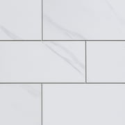 Aspect Peel and Stick Collage Tile in Carrara Subway Sample