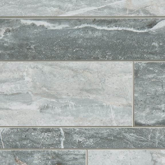 Aspect Peel and Stick Collage Tile in Ocean Corridor Sample