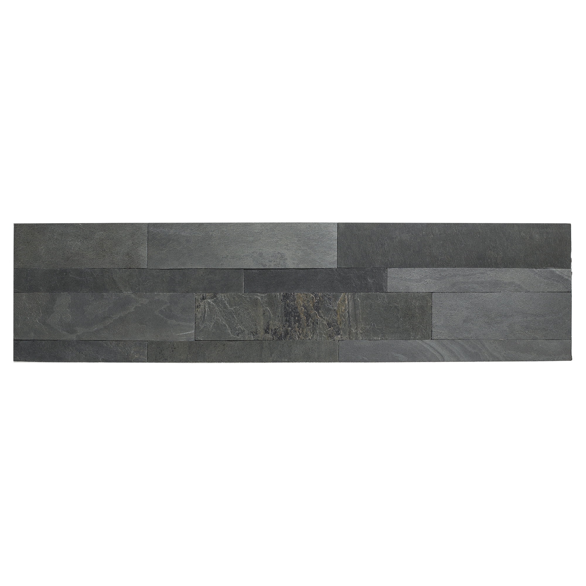 Iron Slate Peel and Stick Stone Backsplash Tile Panel