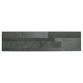 thumbnail image 1 of Aspect Peel and Stick Stone Overlay Kitchen Backsplash - Iron Slate (5.9" x 23.6" x 1/8" Panel - approx. 1 sq ft), 1 of 6