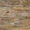 thumbnail image 1 of Aspect Peel and Stick Stone Overlay Kitchen Backsplash Sample- Weathered Quartz (6" x 6" Sample), 1 of 1