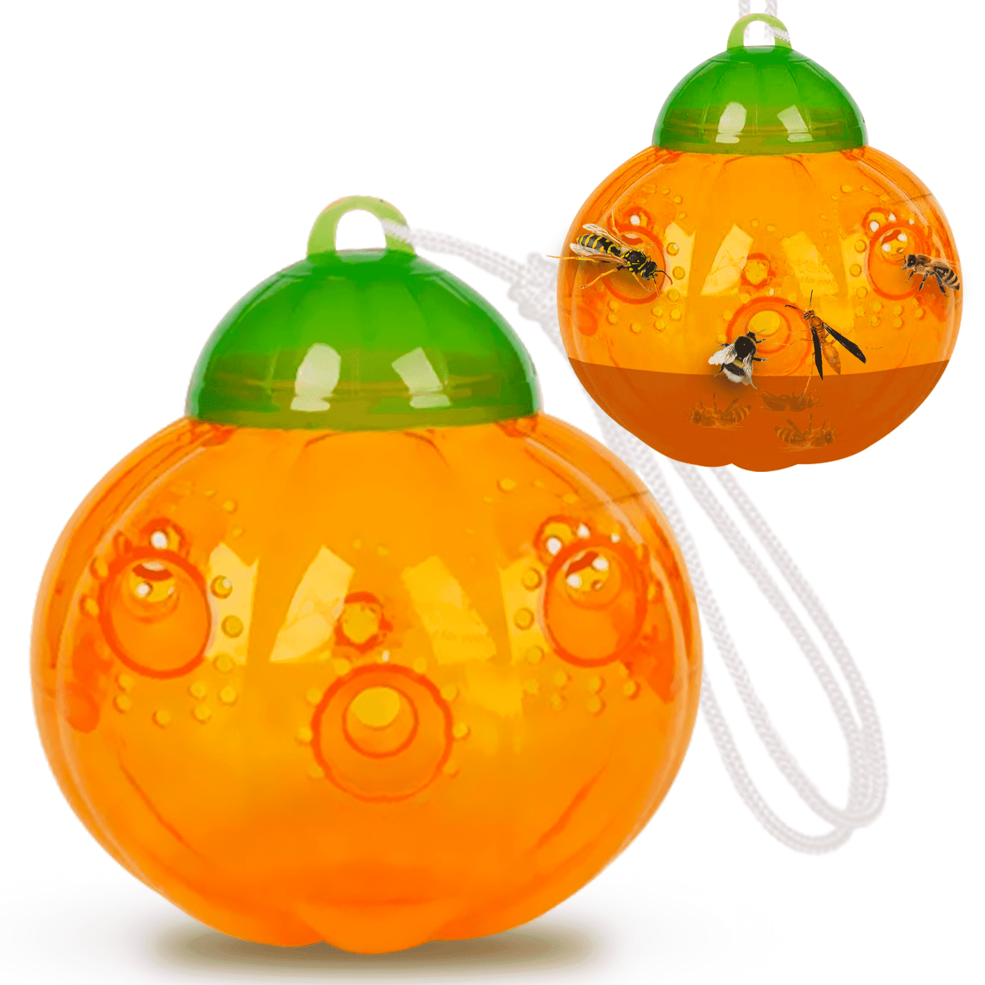 Aspectek Wasp Trap - Wasp Trap Catcher, Bee Trap, Outdoor Wasp Deterrent Killer Insect Catcher Honeybee Trap