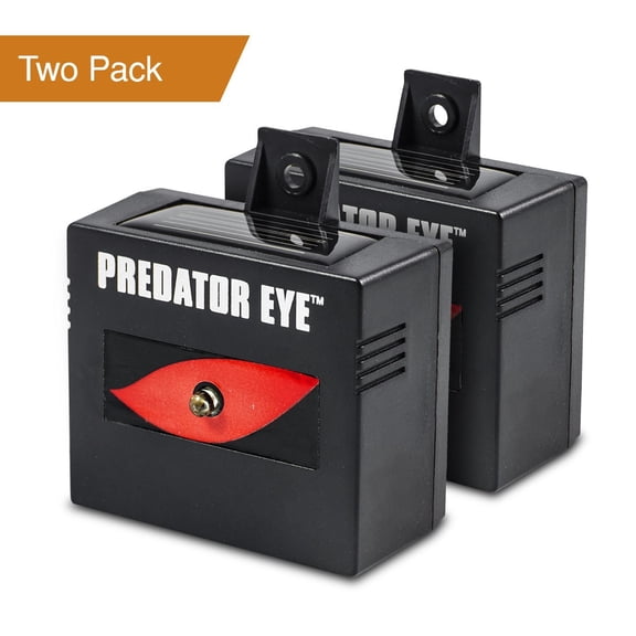 Aspectek l 4600sq ft l Predator Eye Nighttime Outdoor Solar Animal Repeller - 2 Pack, Waterproof, Repellent Predator Light Keeps Nocturnal Animals Away Such as Rat, Mouse, Cat, Bird, Raccoon