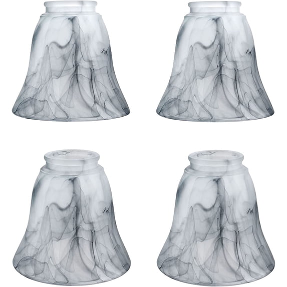 Aspen 3-Light Creative Smoky Alabaster Replacement Glass Shade