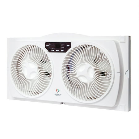 Aspen ASP-200 Smart Wi-Fi Window Fan/ Works with Google Assistant/ Washable Blades