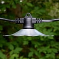 thumbnail image 1 of String Light Company Café 35-Ft Outdoor Commercial String Lights With 7 Sockets And Galvanized Shades, 14 Gauge Black Cord, 1 of 3