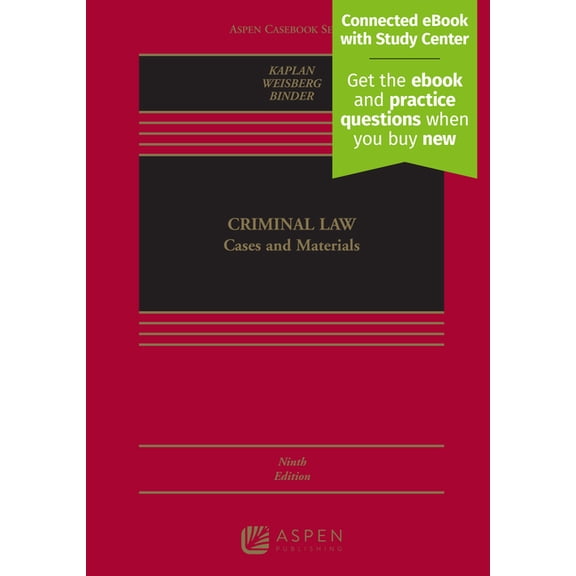 Aspen Casebook Criminal Law: Cases and Materials [Connected eBook with Study Center], (Hardcover)