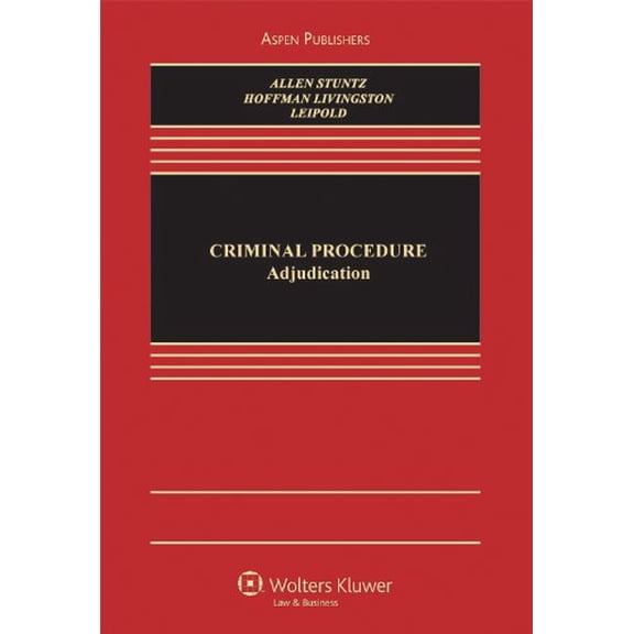 Pre-Owned Criminal Procedure: Adjudication and Right to Counsel (Paperback) 0735590257 9780735590250