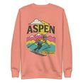 thumbnail image 1 of Aspen Colorado Retro 80s Ski Unisex Premium Sweatshirt (Dusty Rose, S), 1 of 2